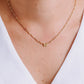 Ketting vlinder goudkleurig