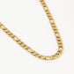 Schakelketting grof basis goudkleurig