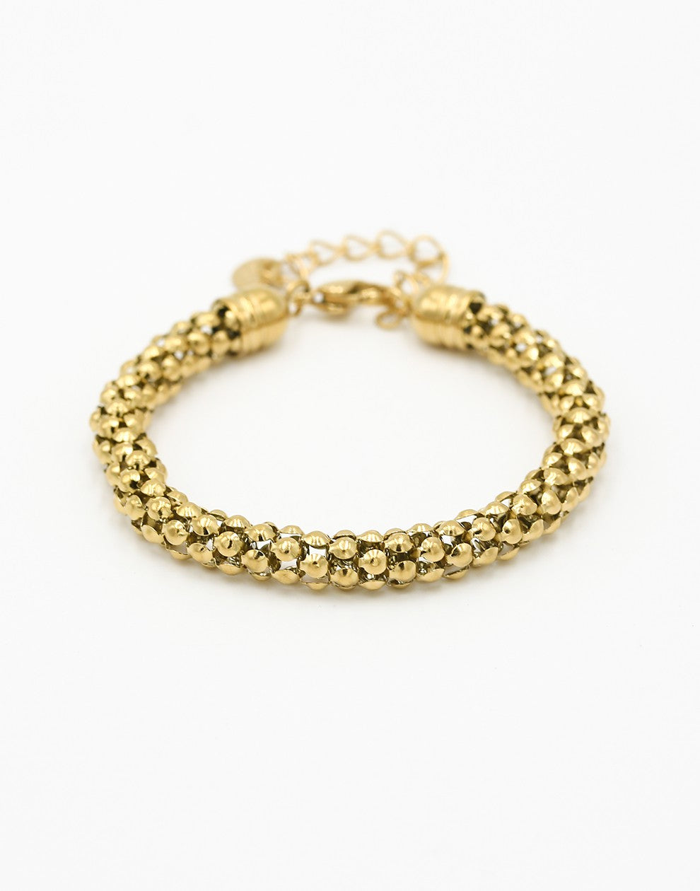 Armband cobra schakel goudkleurig