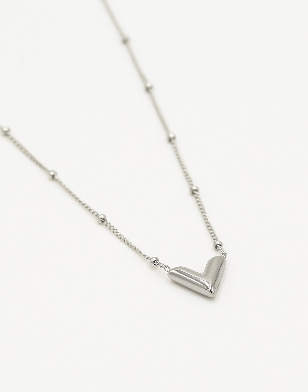 Ketting v zilverkleurig fijn