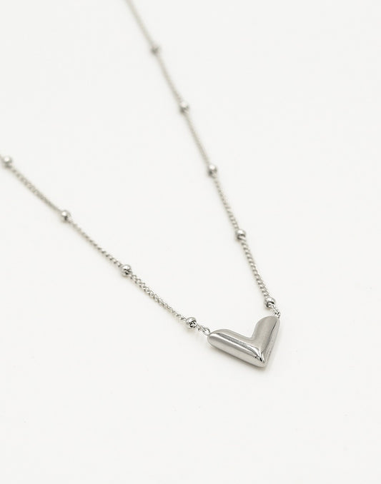 Ketting v zilverkleurig fijn