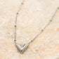 Ketting v zilverkleurig fijn