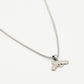 pistool ketting zilverkleurig