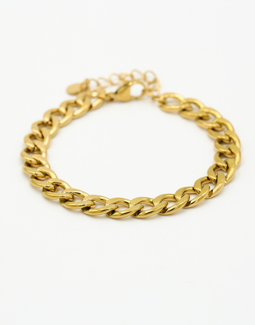 schakelarmband goudkleurig