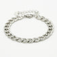 schakelarmband zilverkleurig