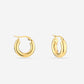 Chunky hoops 10mm goudkleurig