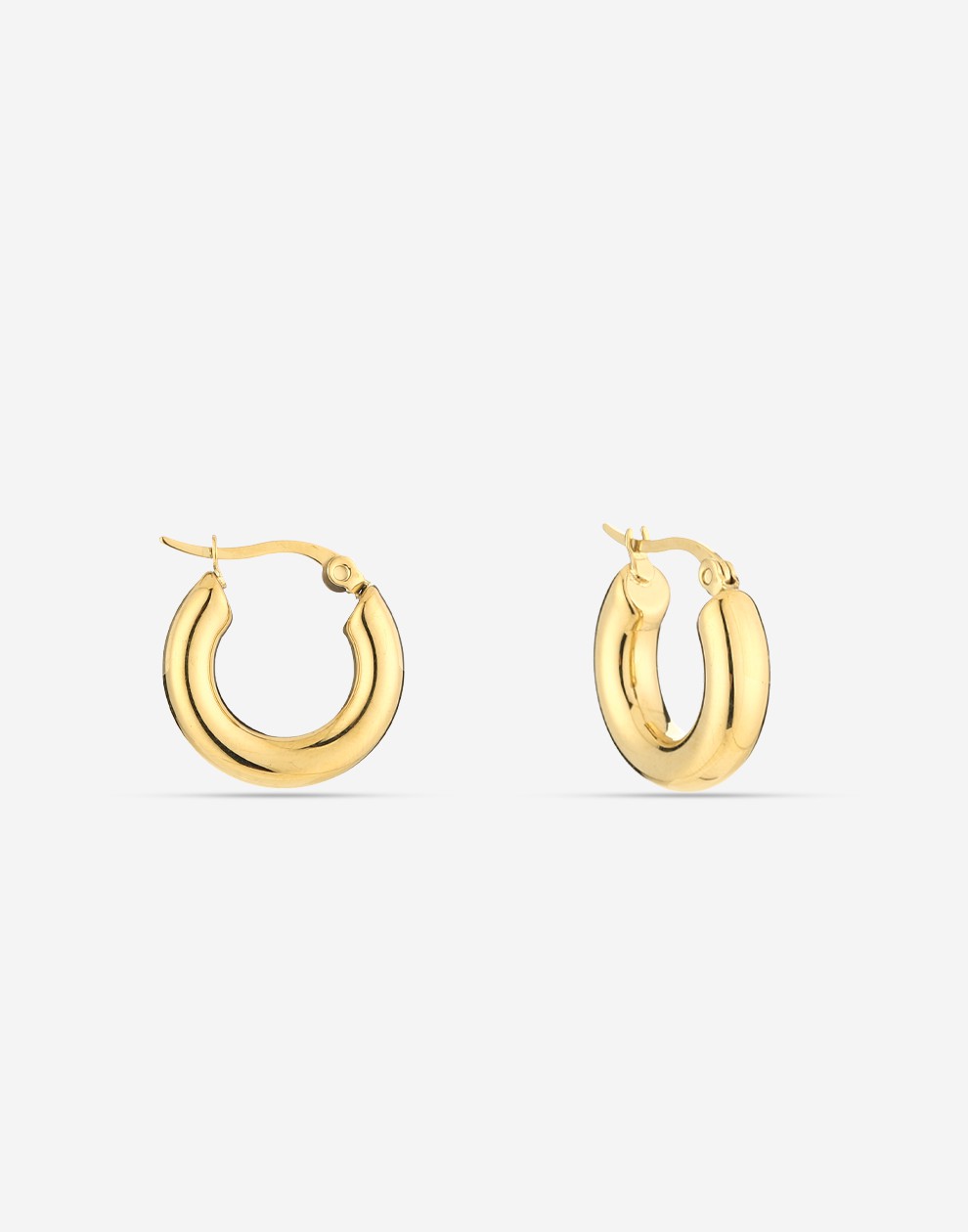 Chunky hoops 10mm goudkleurig