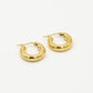 Chunky hoops 10mm goudkleurig