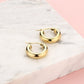 Chunky hoops 10mm goudkleurig