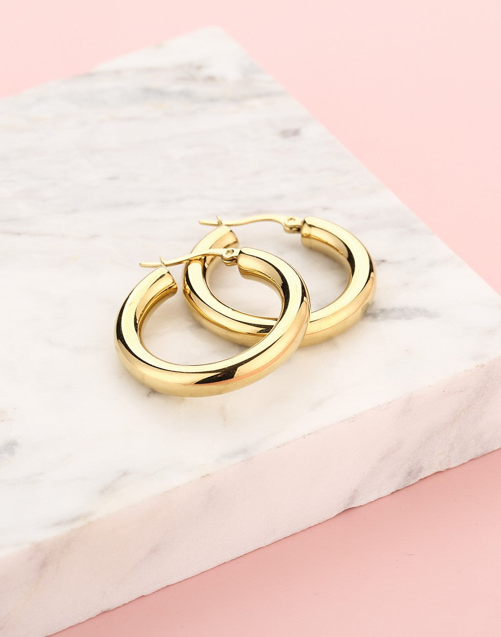 Chunky hoops 20mm goudkleurig