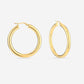 Chunky hoops 30mm goudkleurig