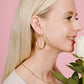 Chunky hoops 40mm goudkleurig