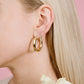 Chunky hoops 20mm goudkleurig