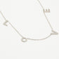 Love ketting zilverkleurig