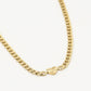 Schakelketting hartje met motief in goudkleurig
