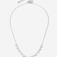 ketting hartjes pailletten zilverkleurig