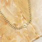 Schakelketting met bedel snake goudkleurig