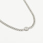 Schakelketting met bedel snake zilverkleurig