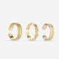 Ringen set goudkleurig