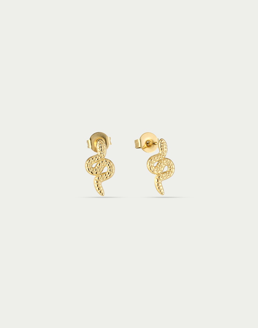 Studs snake goudkleurig
