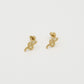Studs snake gold-colored