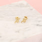 Studs snake gold-colored