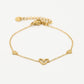 armband speels hartje goudkleurig