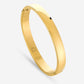 Chunky bangle goudkleurig