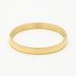 Chunky bangle goudkleurig