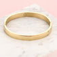 Chunky bangle goudkleurig