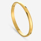 Bangle breed goudkleurig