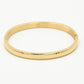 Bangle breed goudkleurig