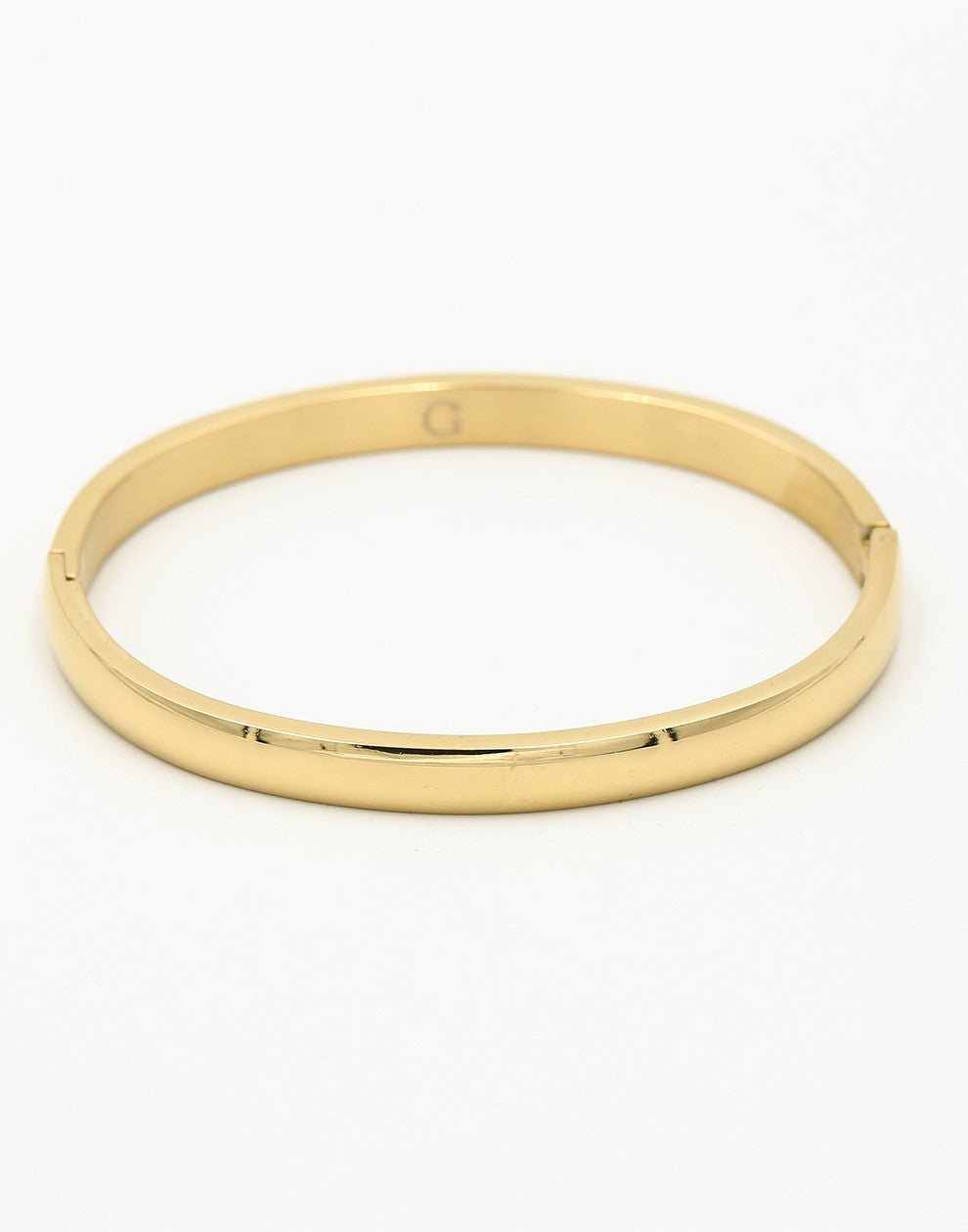 Bangle wide gold-colored