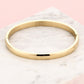 Bangle breed goudkleurig