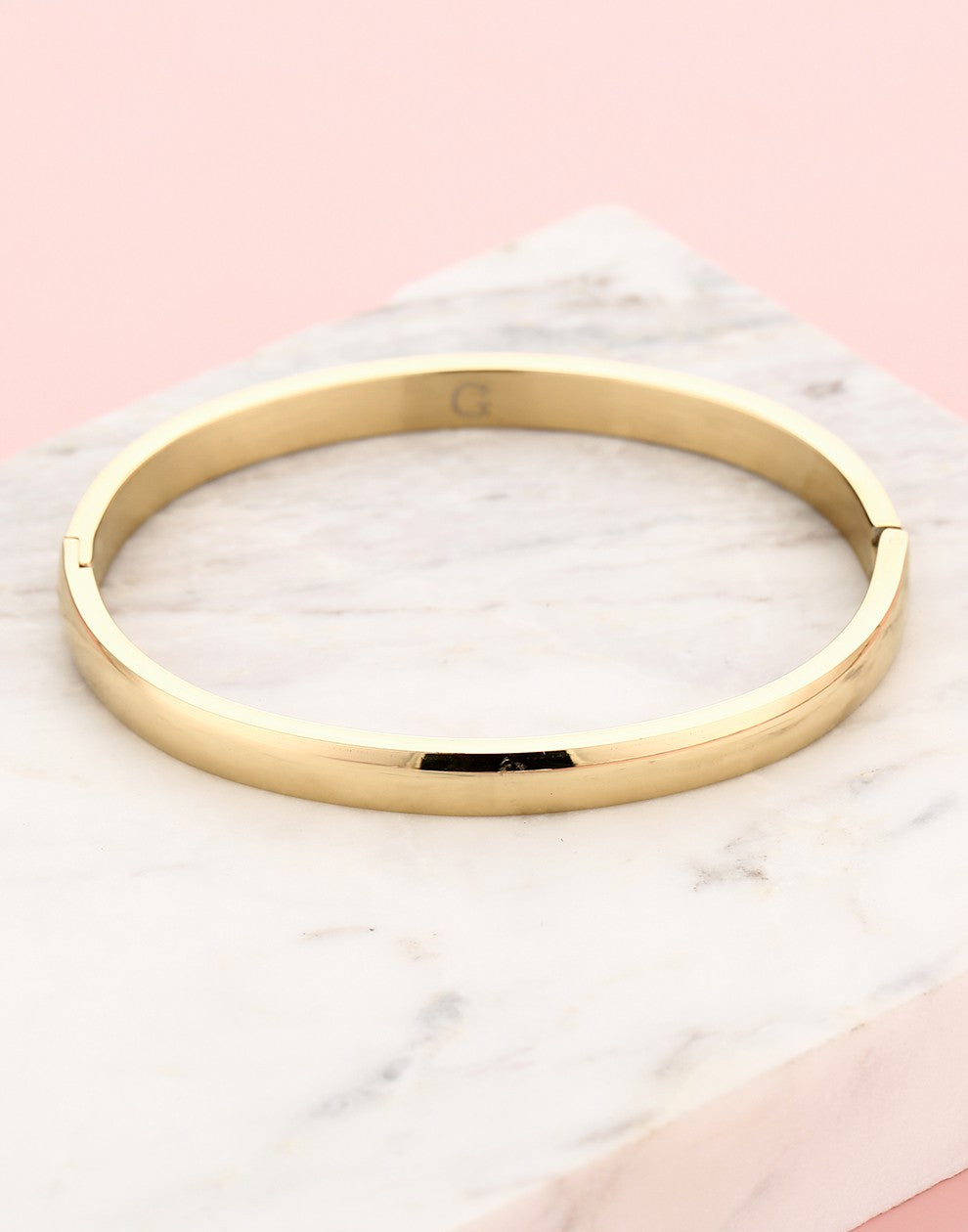 Bangle breed goudkleurig