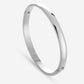 Bangle breed zilverkleurig
