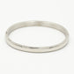 Bangle breed zilverkleurig