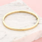 Klassieke bangle goudkleurig