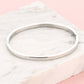 Klassieke bangle zilverkleurig