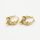 tribal hoops goudkleurig
