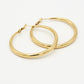 creolen hoops 50mm goudkleurig
