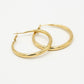 creolen hoops goudkleurig 45mm