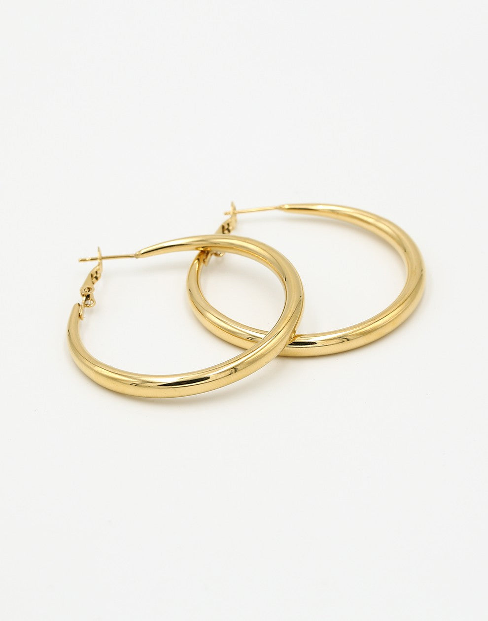 creolen hoops goudkleurig 45mm