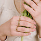 Ringen set goudkleurig