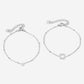 vriendschap sieraden armband love zilverkleurig