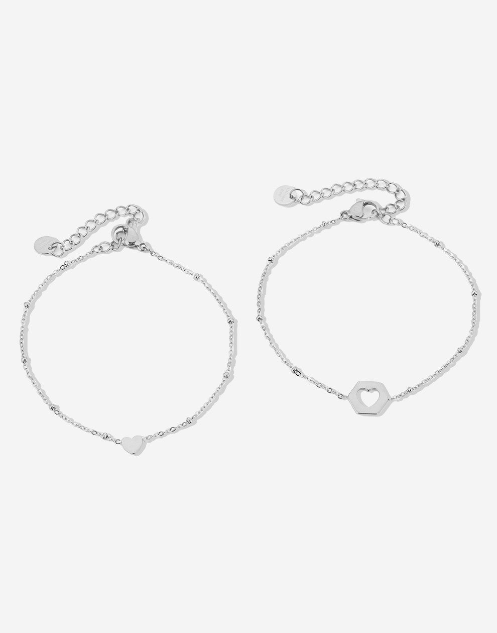vriendschap sieraden armband love zilverkleurig