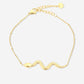 Armband slang goudkleurig