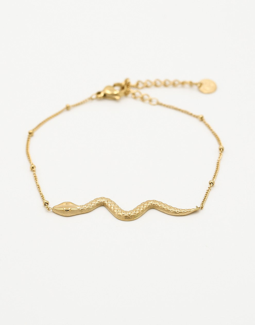Armband slang goudkleurig