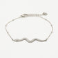 Armband slang zilverkleurig
