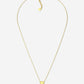 necklace vintage heart gold-colored